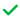  Green Check Mark
