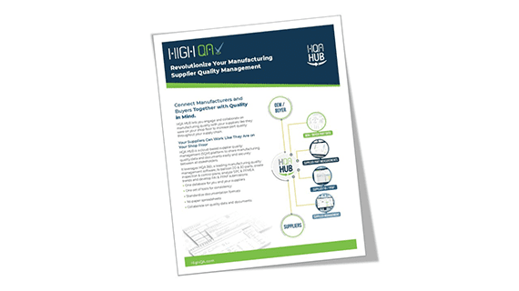 Simplify and automate manufacturing quality processes with High QA software